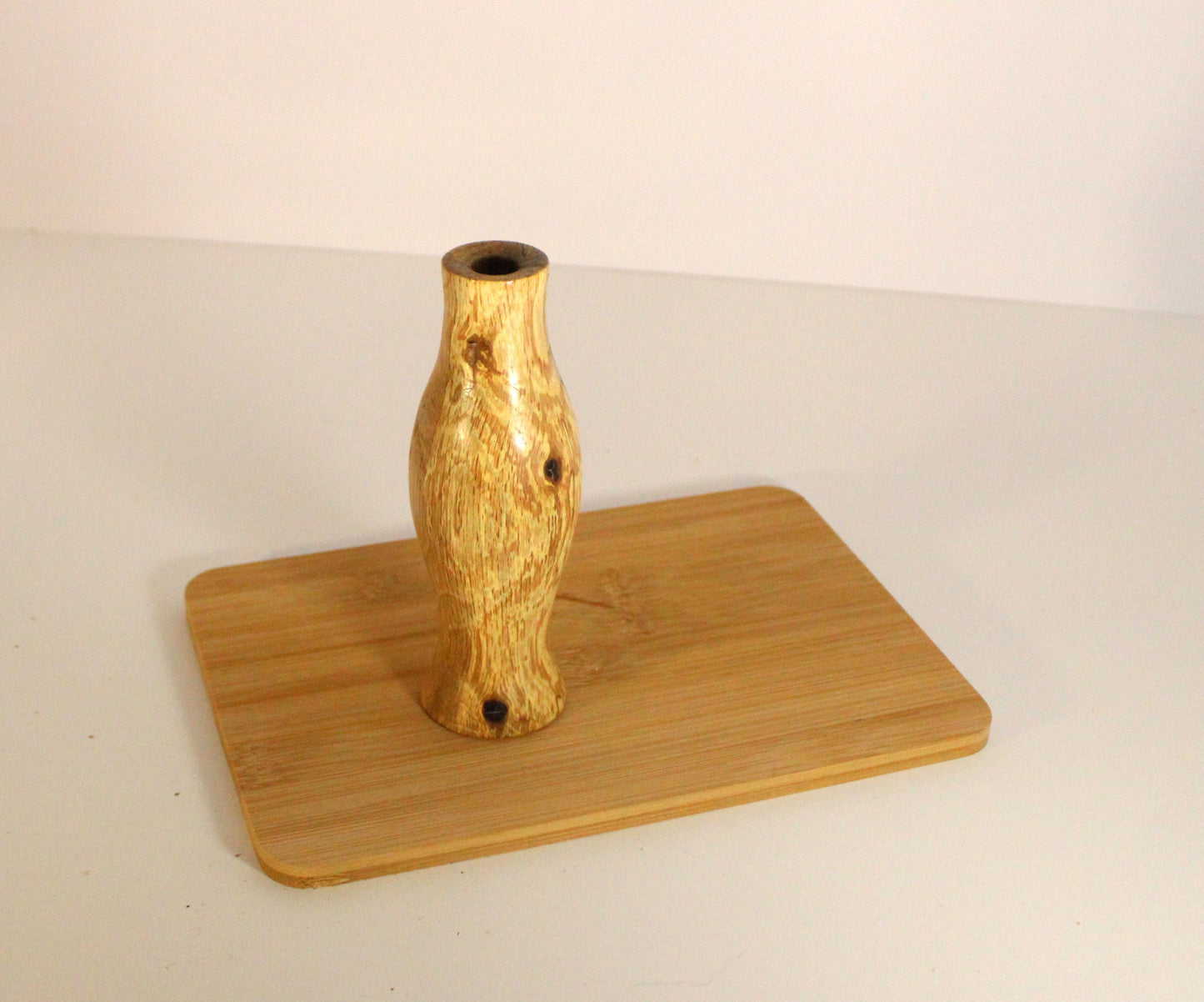 Small Wood Vase, Handmade Bud Vase, Unique Gift, Natural Decor