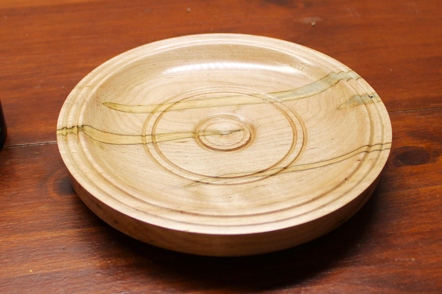 Spalted Ambrosia Dish - Centerpiece, Gift, or Understated Home Decor