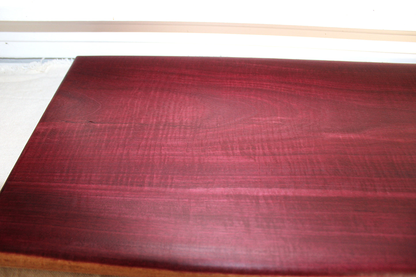 Purpleheart Serving Board + Bowl Set — Hand-Turned Matching Exotics