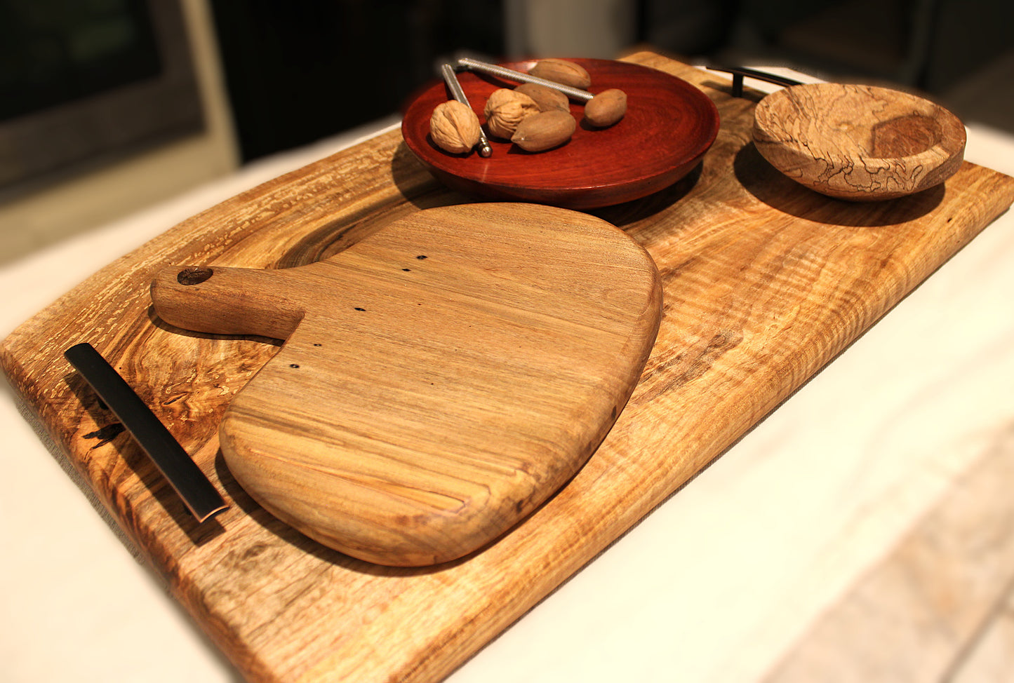 Maple Cutting Charcuterie Board - 23x15" - Website Exclusive Spalted Single Slab Board