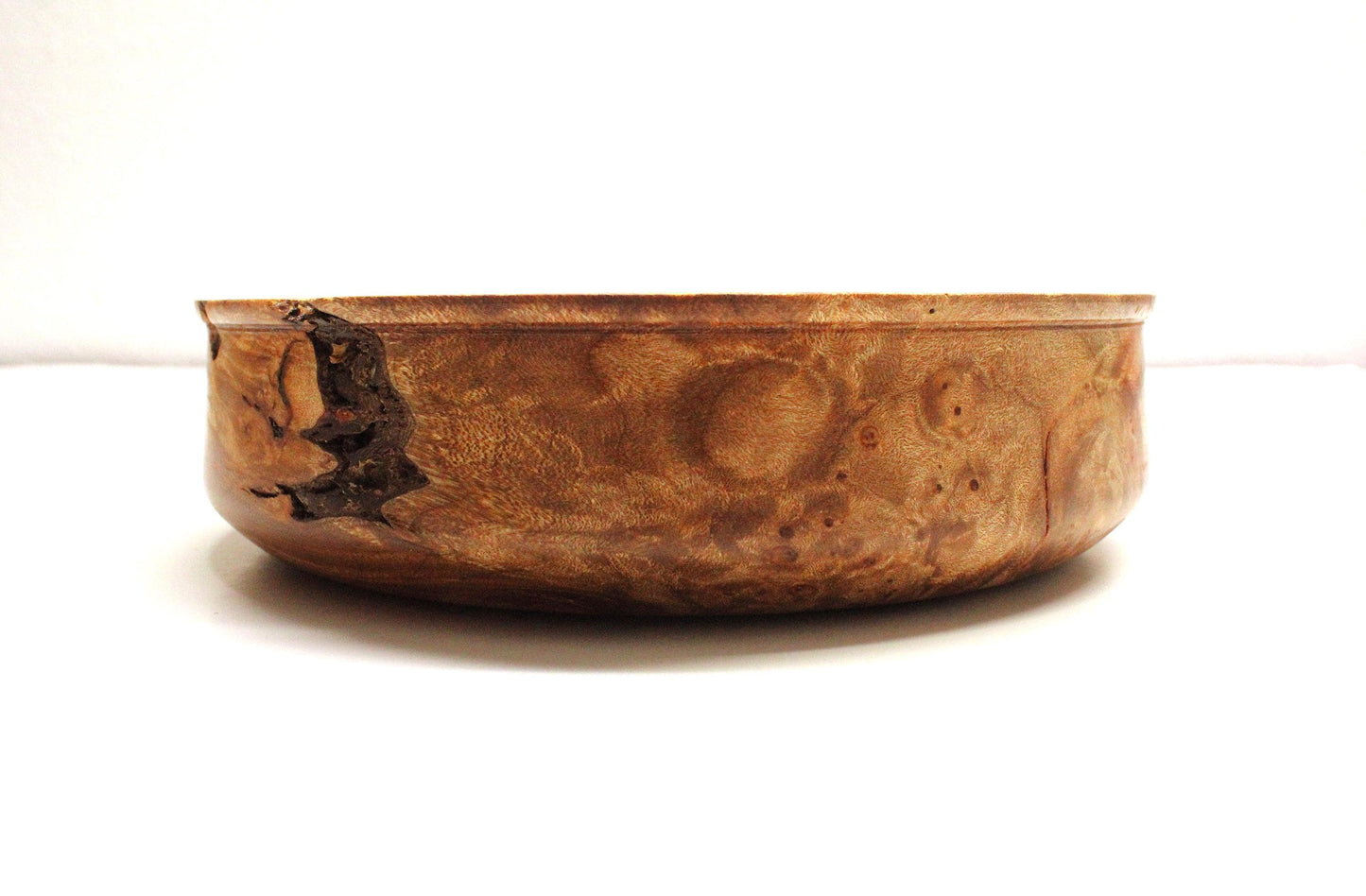 Handmade Maple Bowl - Very curly and amazing chatoyance