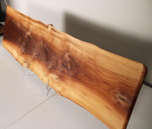 Exhibition Quality Live Edge Walnut Charcuterie Board – Hand-Shaped, Serving & Display Piece
