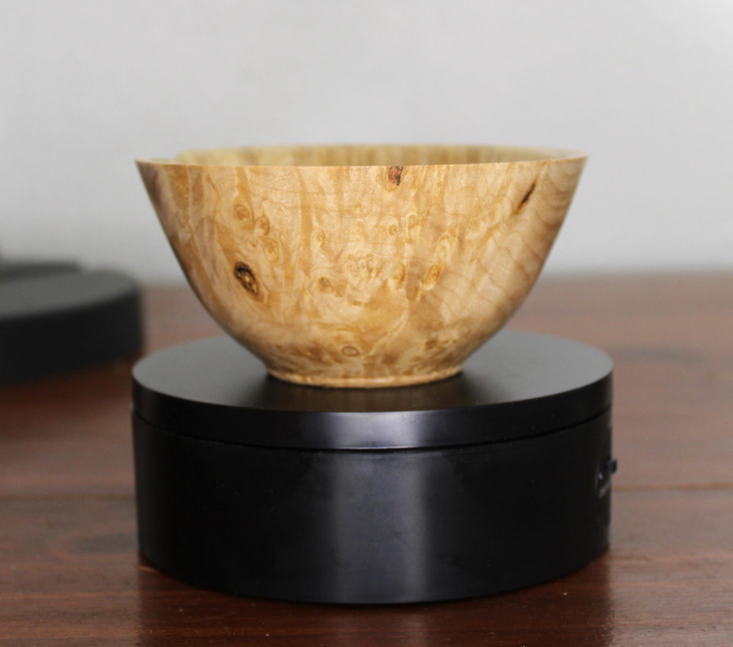 Small Maple Burl Bowl with Wabi-Sabi Imperfection