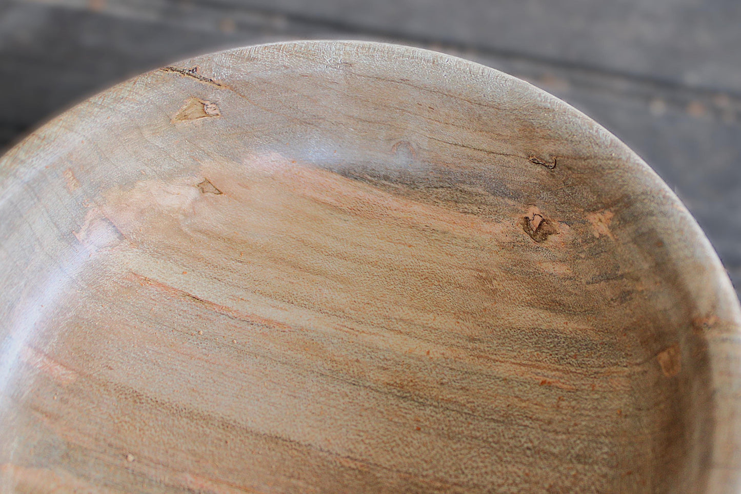 Maple Bowl - Spalted Maple with Unique Colors, Handmade Gift or Home Accent