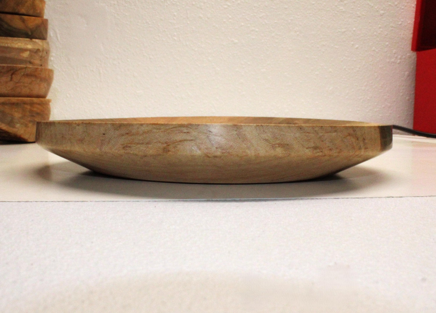 Maple Platter - Food safe spalted maple dish - 8.75"