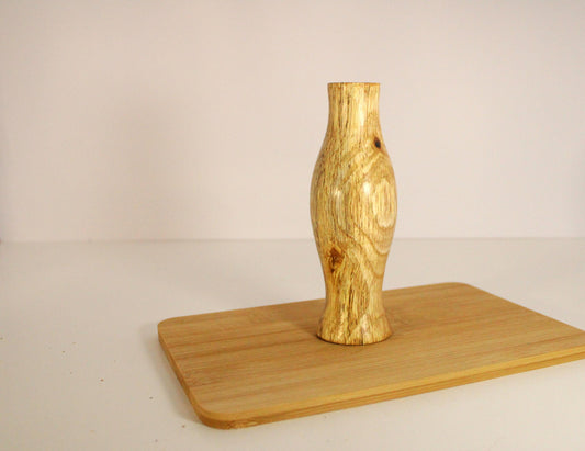 Small Wood Vase, Handmade Bud Vase, Unique Gift, Natural Decor