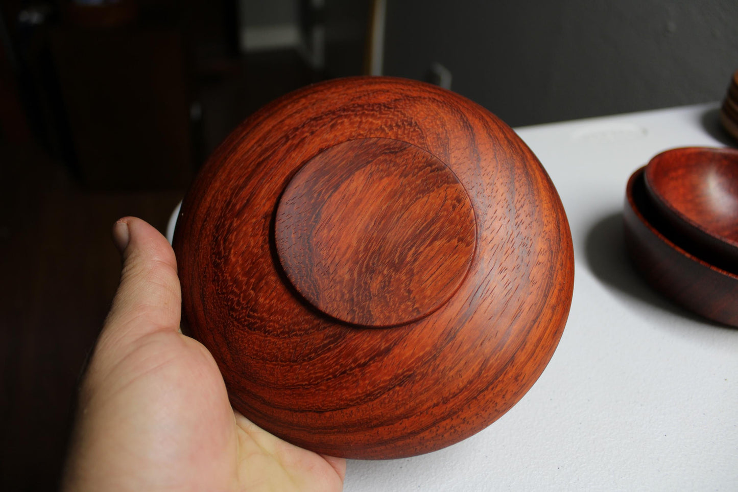 Padauk Set - Food safe finished or beautiful home decor items.  Great unique gift idea