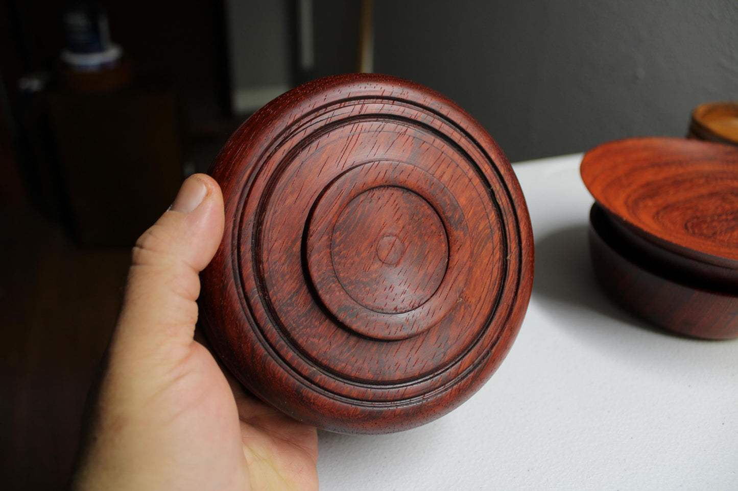 Padauk Set - Food safe finished or beautiful home decor items.  Great unique gift idea