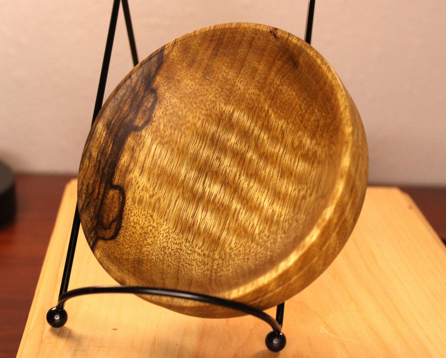 Handmade Black Limba Dish - Great gift idea or one of a kind home decor addition