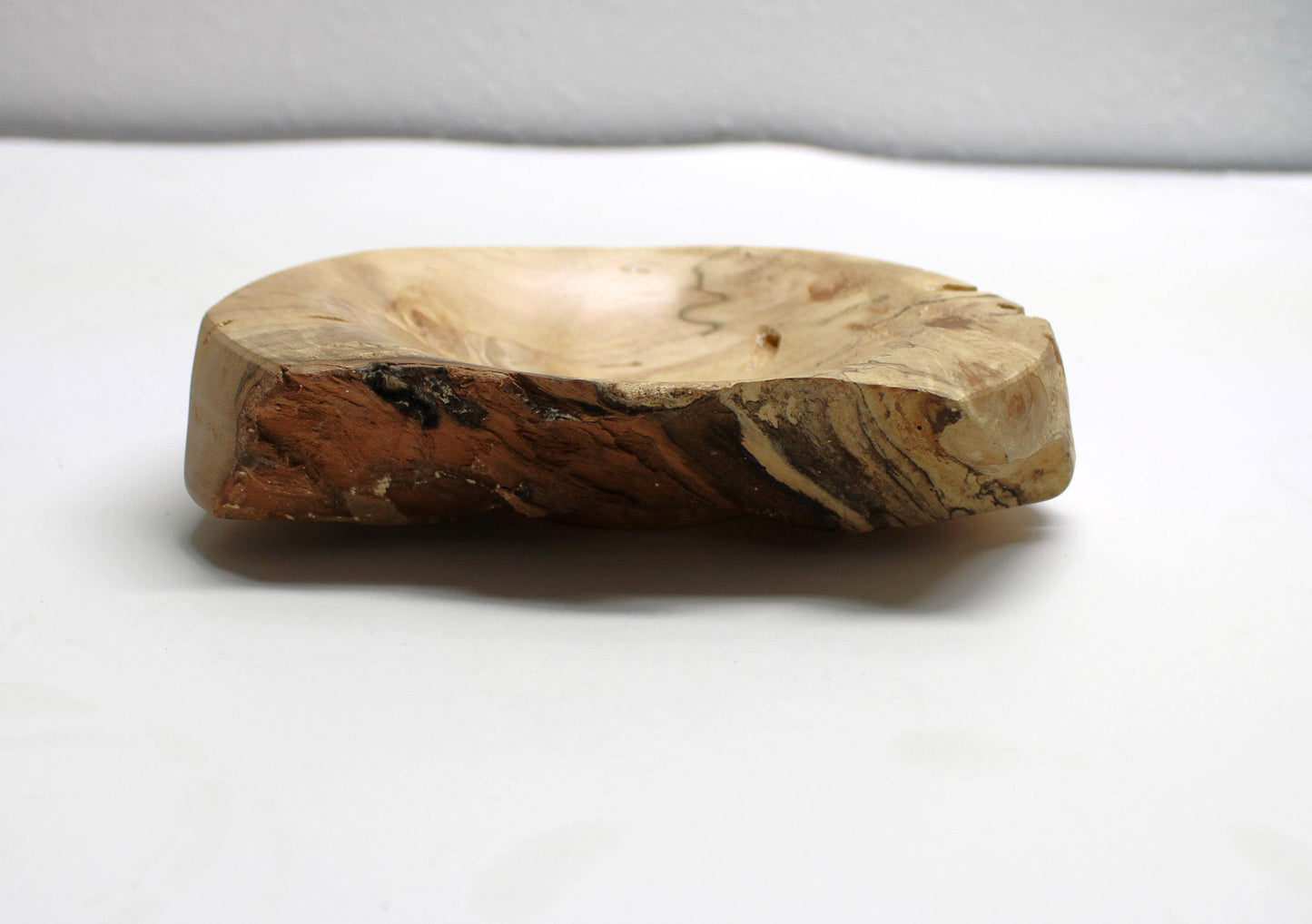 Live Edge Dish - Spalted and Wormy Maple Burl