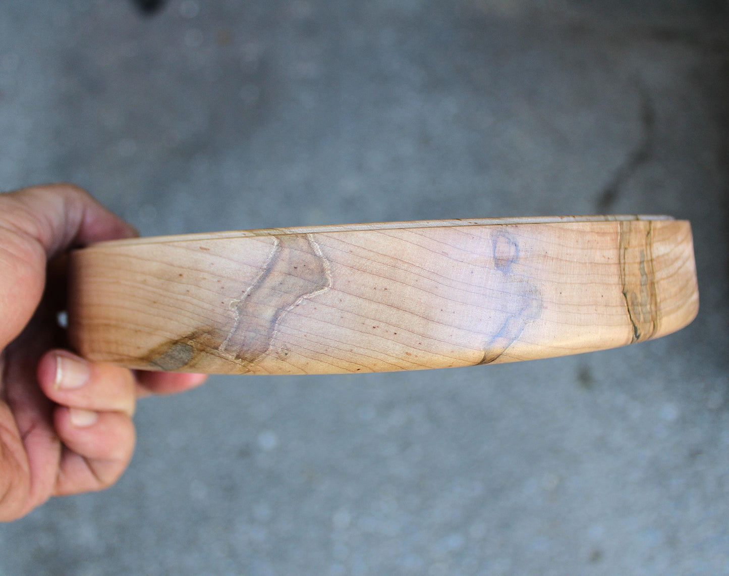 Ambrosia Maple Dish - Triple Rim with Natural Features - 8.75"