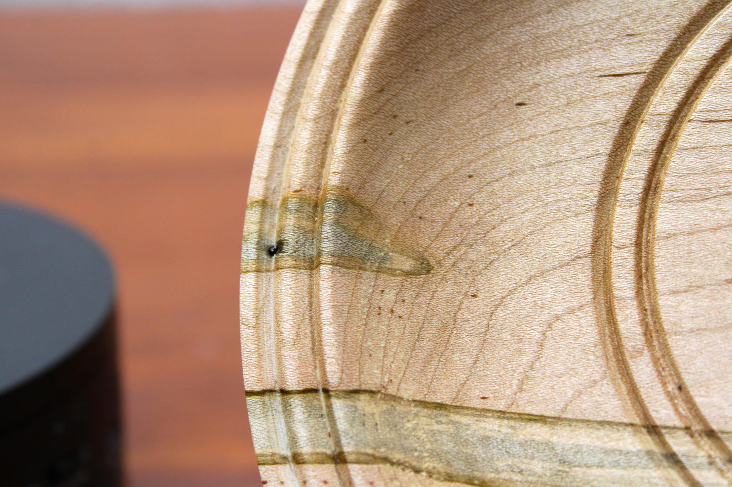Spalted Ambrosia Dish - Centerpiece, Gift, or Understated Home Decor