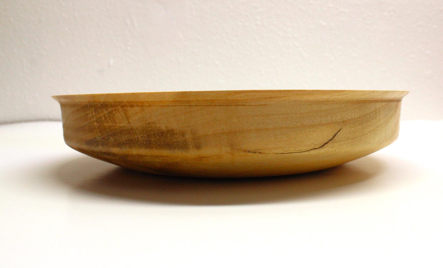 Spalted Maple Bowl with Natural Live Feature