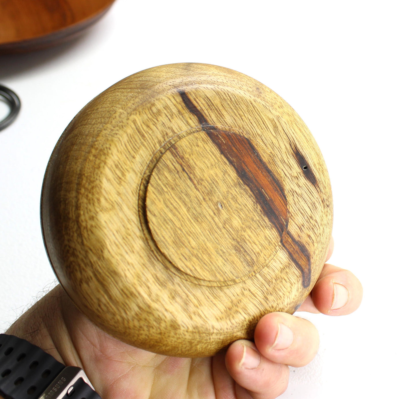 Handmade Black Limba Dish - Great gift idea or one of a kind home decor addition