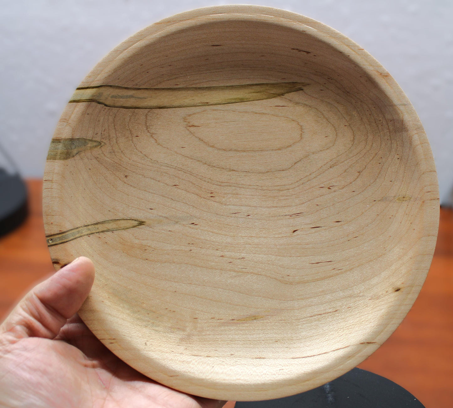 Spalted Maple Decorative Bowl – Hand-Turned Maple Display