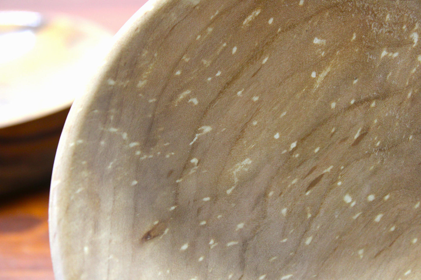 Hand-Turned Spalted Maple Burl Bowl – Small Artisan Wood Bowl