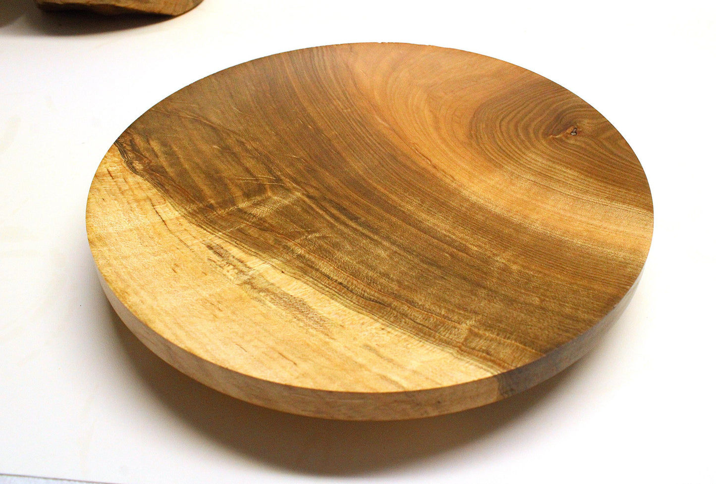 Maple Platter - Food safe spalted maple dish - 8.75"