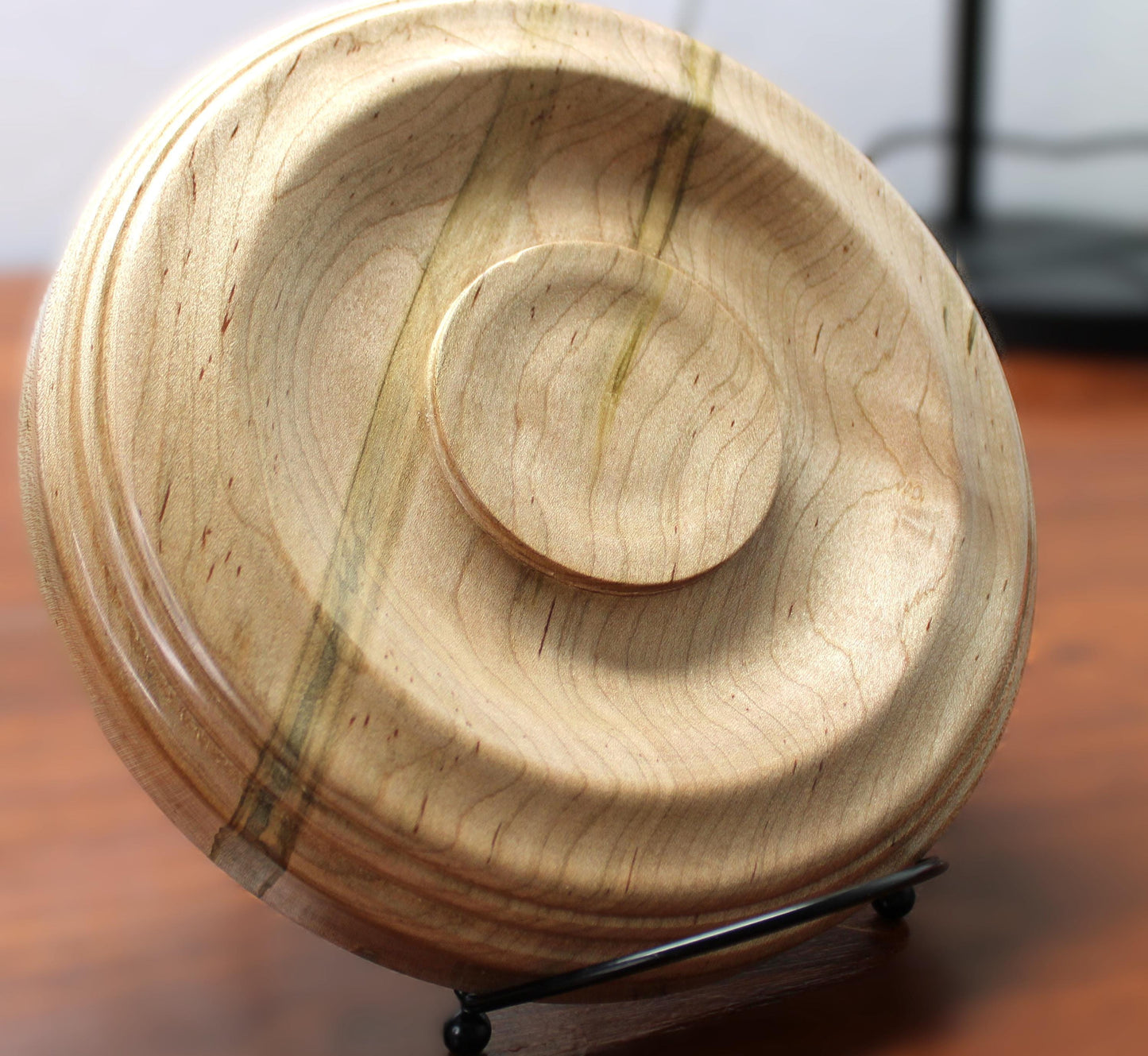 Spalted Ambrosia Dish - Centerpiece, Gift, or Understated Home Decor