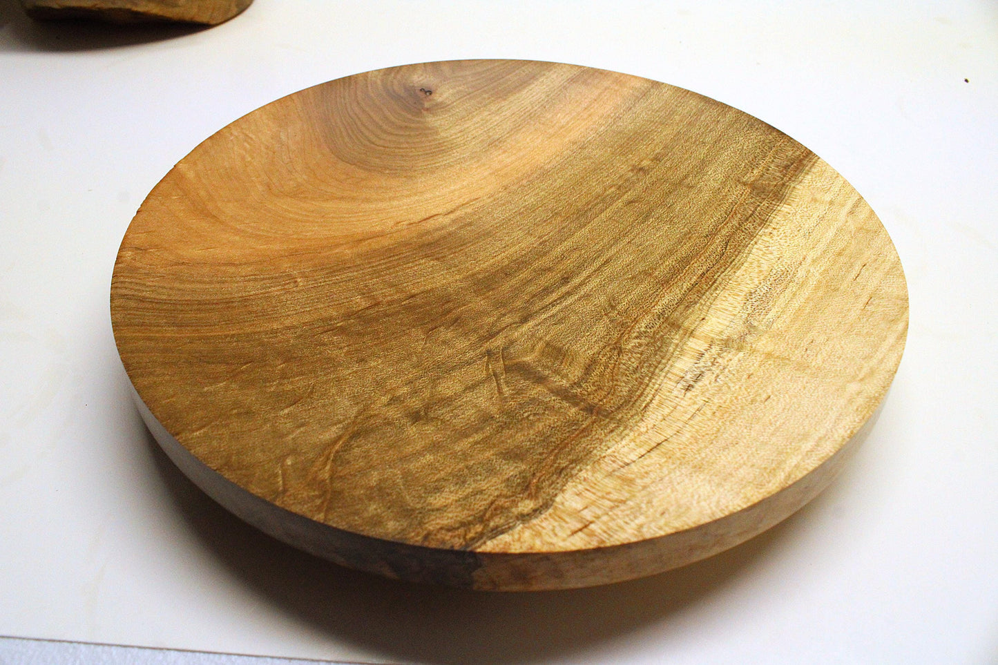 Maple Platter - Food safe spalted maple dish - 8.75"