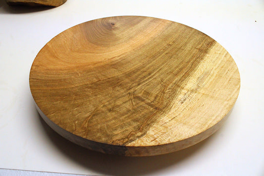 Maple Platter - Food safe spalted maple dish - 8.75"