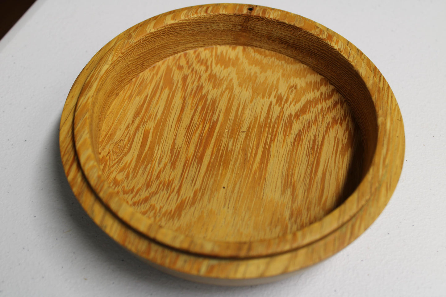 Handmade Walnut & White Wenge Wood Box – Lidded Keepsake Container | Jewelry, Gift or Home Decor