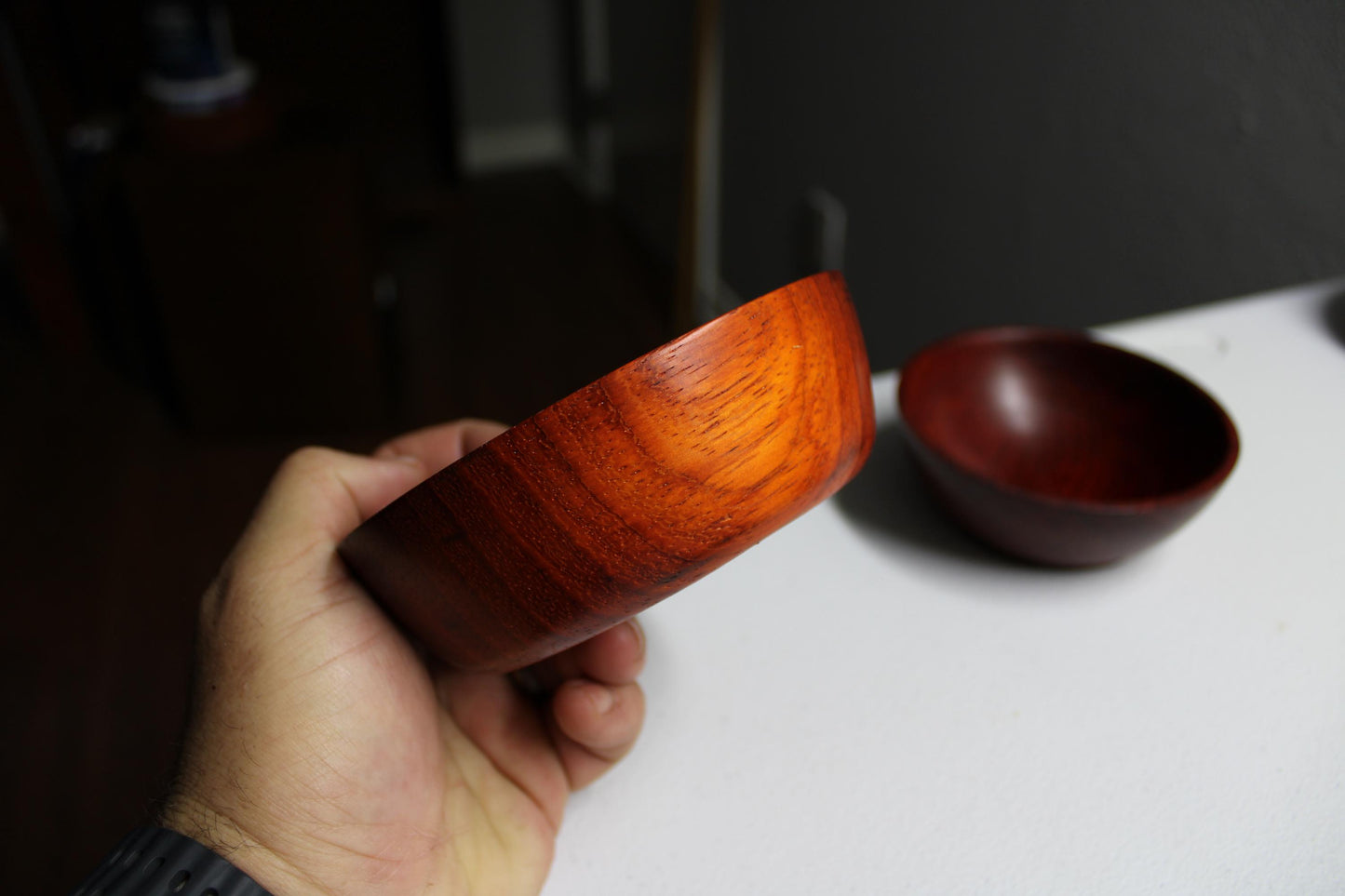 Padauk Set - Food safe finished or beautiful home decor items.  Great unique gift idea