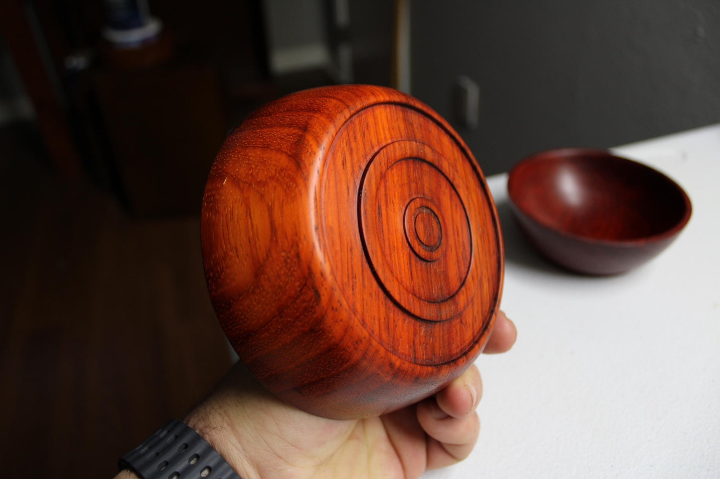 Padauk Set - Food safe finished or beautiful home decor items.  Great unique gift idea