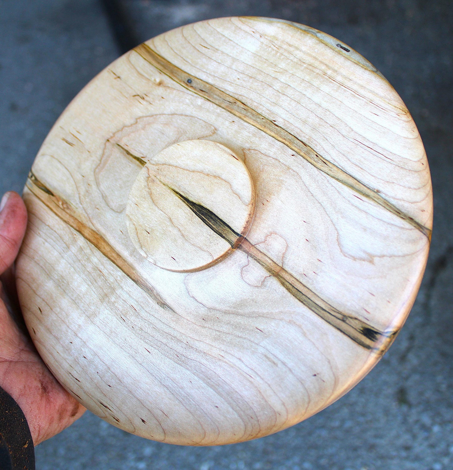 Ambrosia Maple Dish - Triple Rim with Natural Features - 8.75"