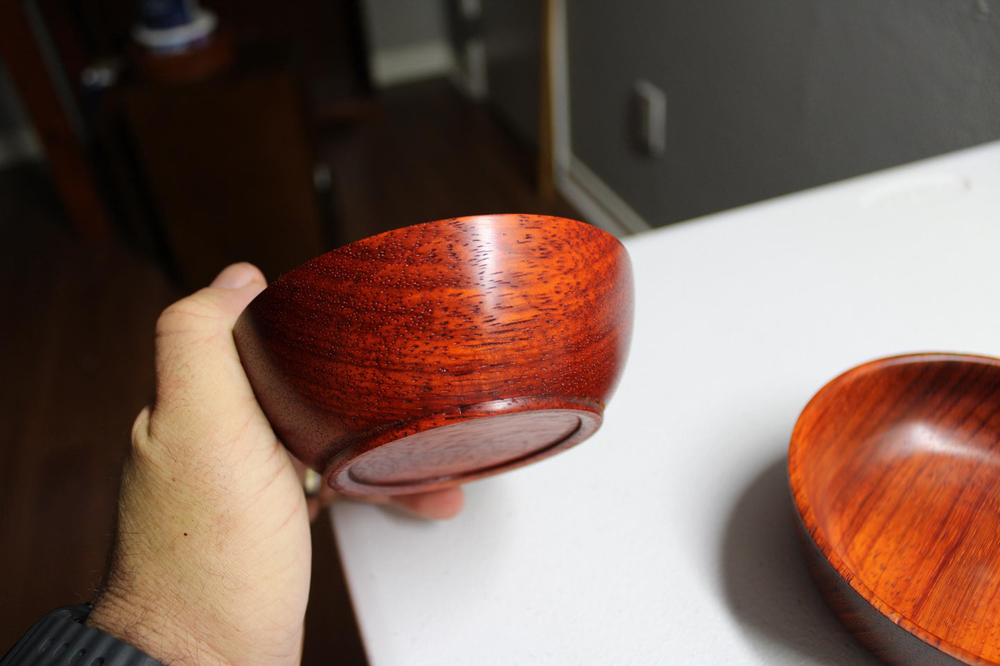 Padauk Set - Food safe finished or beautiful home decor items.  Great unique gift idea