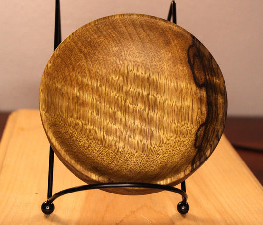 Handmade Black Limba Dish - Great gift idea or one of a kind home decor addition