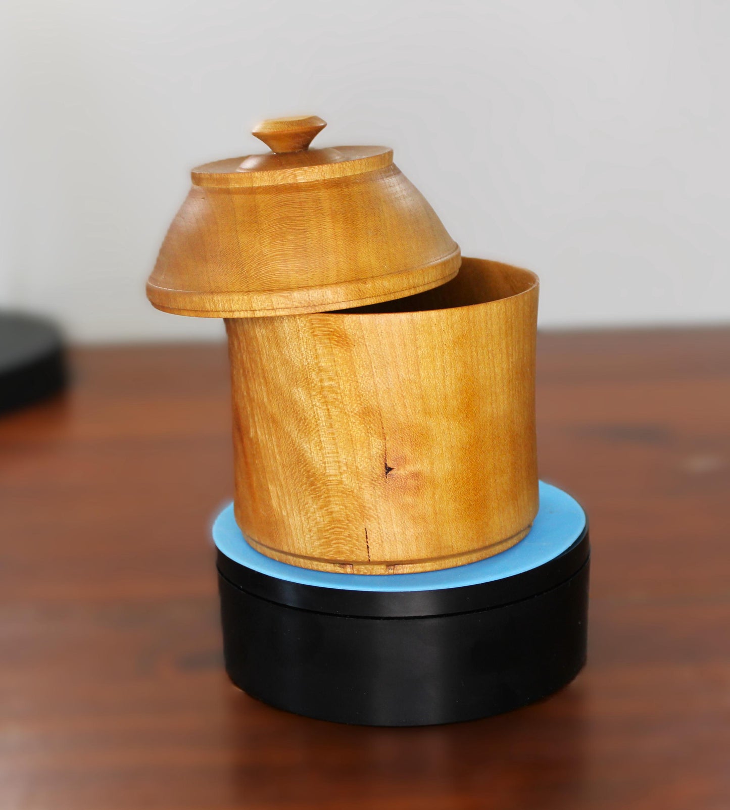 Handmade Cherry Box - Great for jewelry or other small items, secure catchall, and great gift idea.