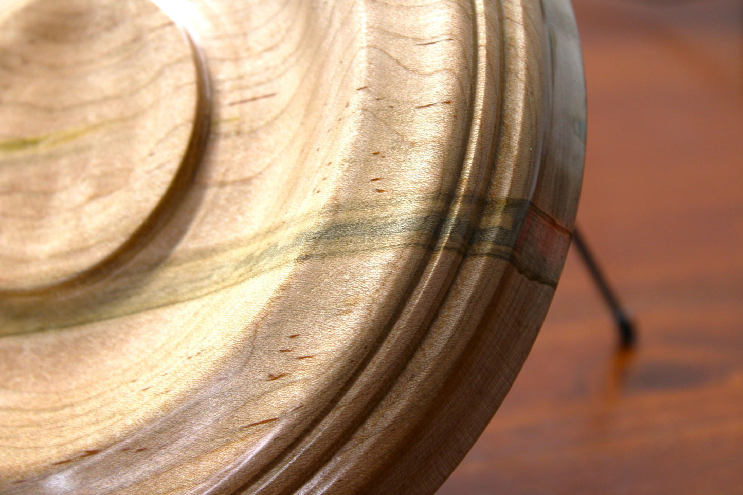 Spalted Ambrosia Dish - Centerpiece, Gift, or Understated Home Decor