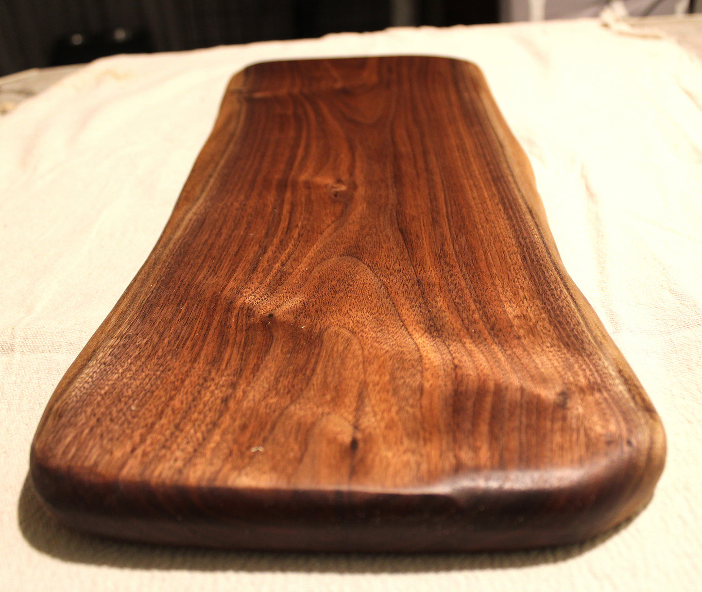 Live Edge Walnut Serving Board – Elegant and Functional - 22" x 8" - No Glue