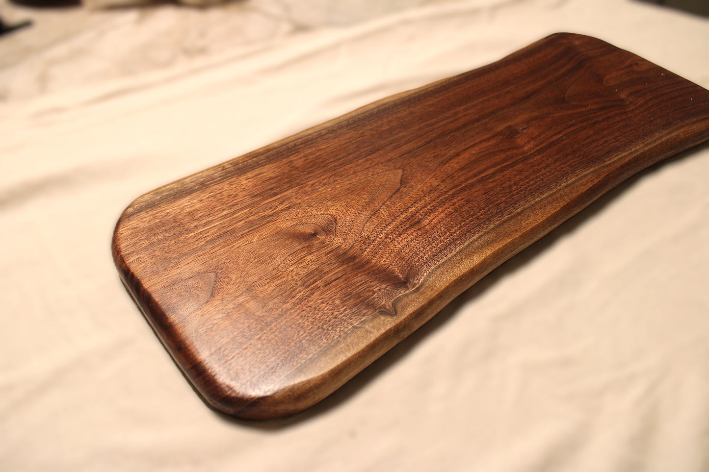 Live Edge Walnut Serving Board – Elegant and Functional - 22" x 8" - No Glue
