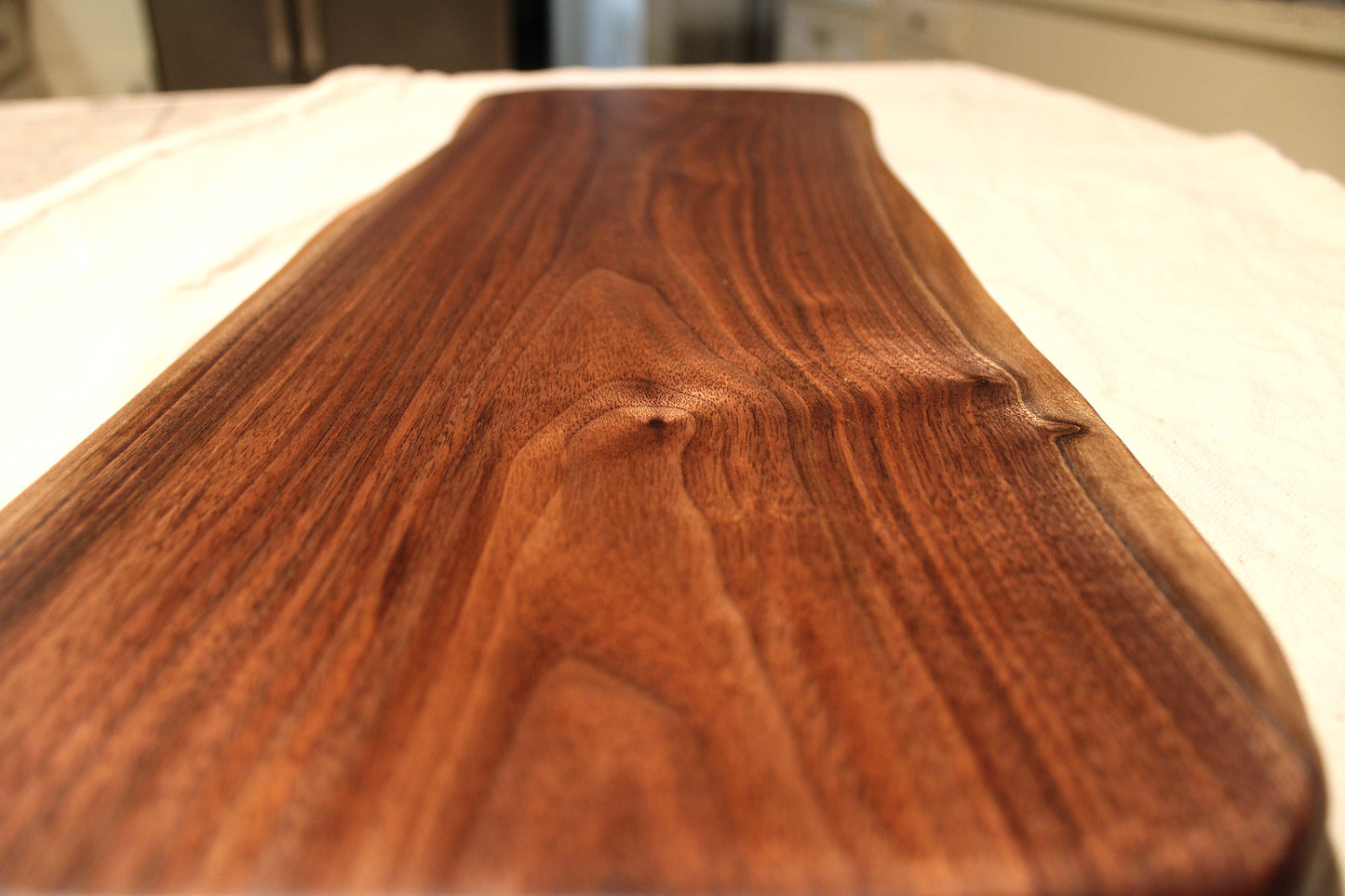 Live Edge Walnut Serving Board – Elegant and Functional - 22" x 8" - No Glue