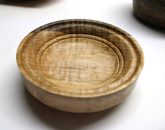 Maple Bowl - Curly and Spalted Maple - Food Safe