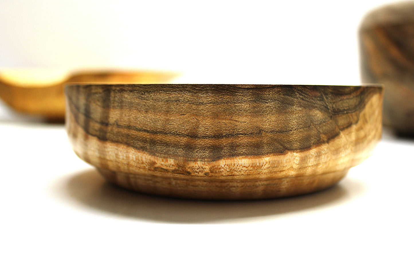 Maple Bowl - Curly and Spalted Maple - Food Safe