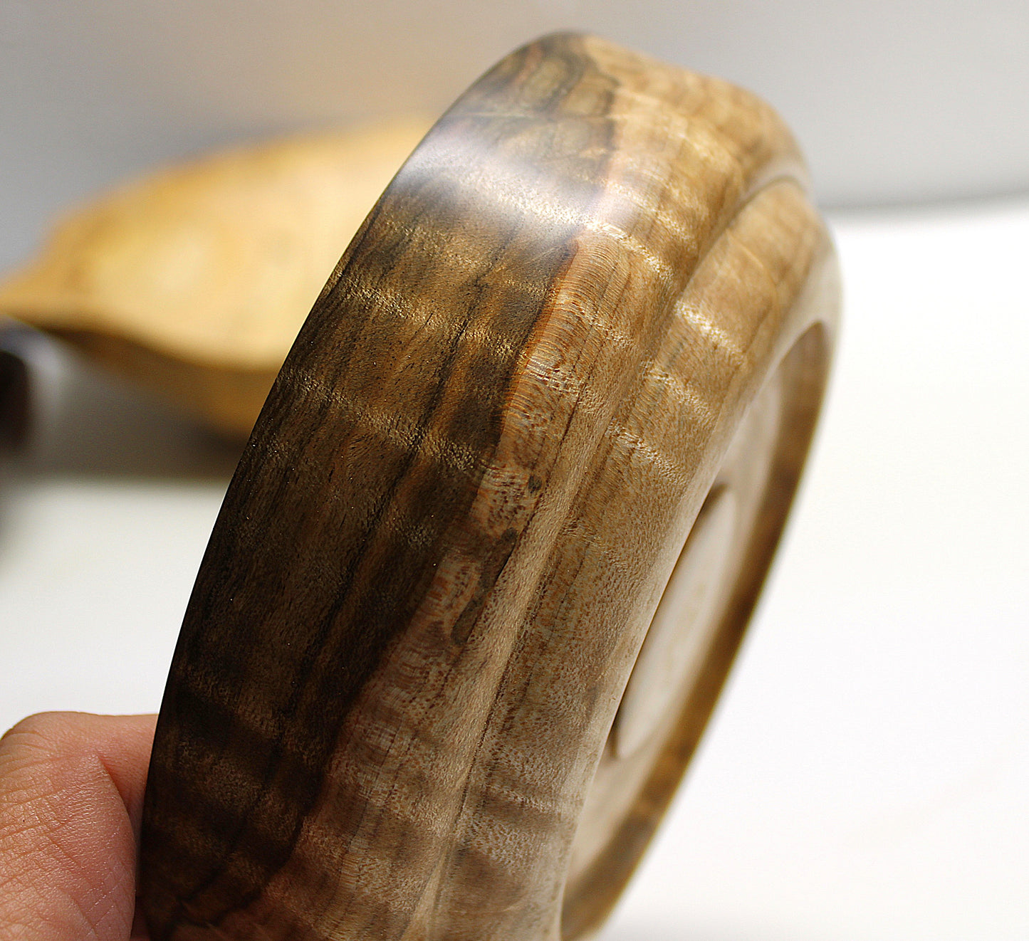 Maple Bowl - Curly and Spalted Maple - Food Safe