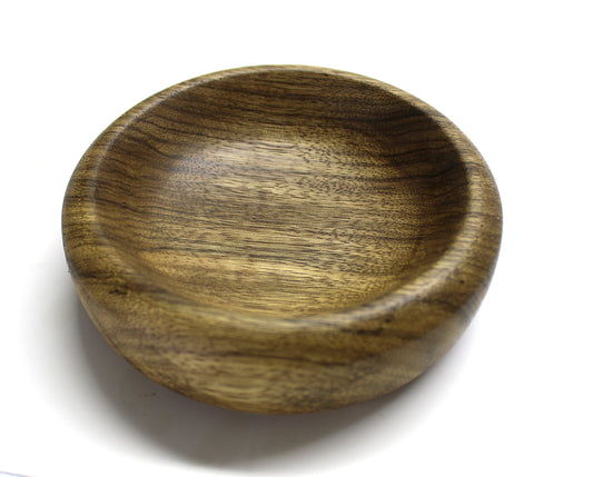 Black Limba Bowl - Exotic wood bowl for display or utility