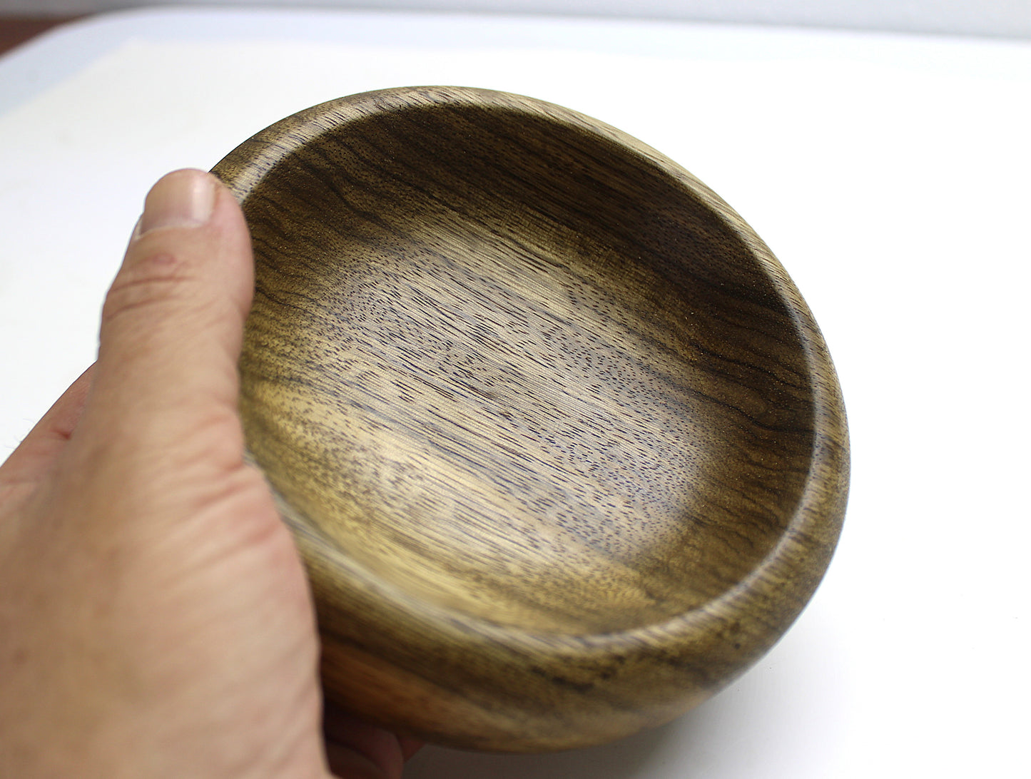 Black Limba Bowl - Exotic wood bowl for display or utility