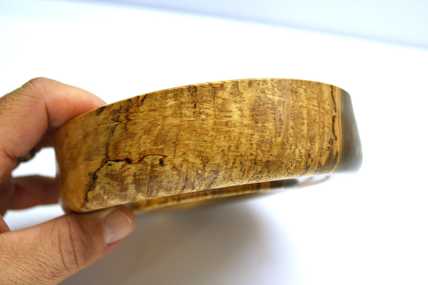 Maple Bowl 2 - Curly and Spalted Maple - Food Safe