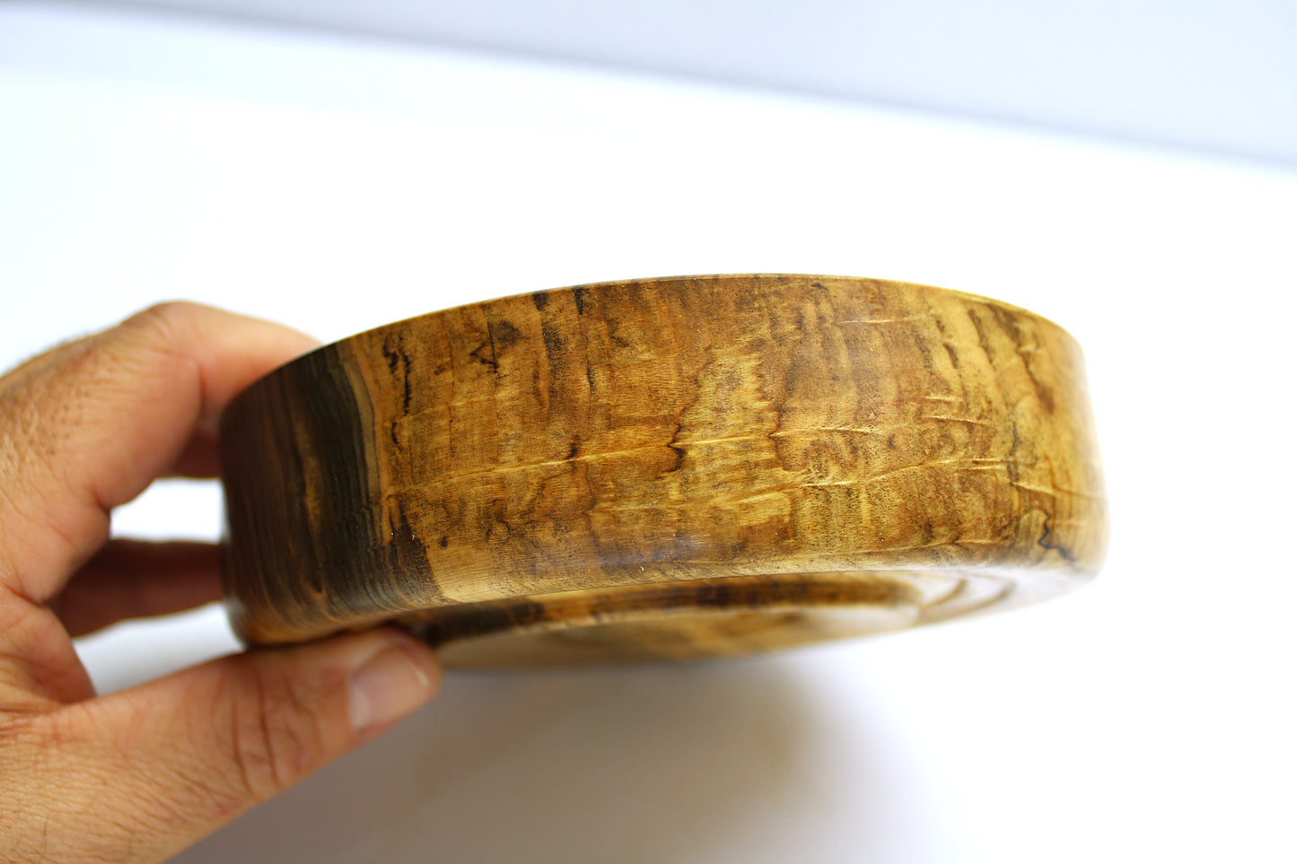 Maple Bowl 2 - Curly and Spalted Maple - Food Safe