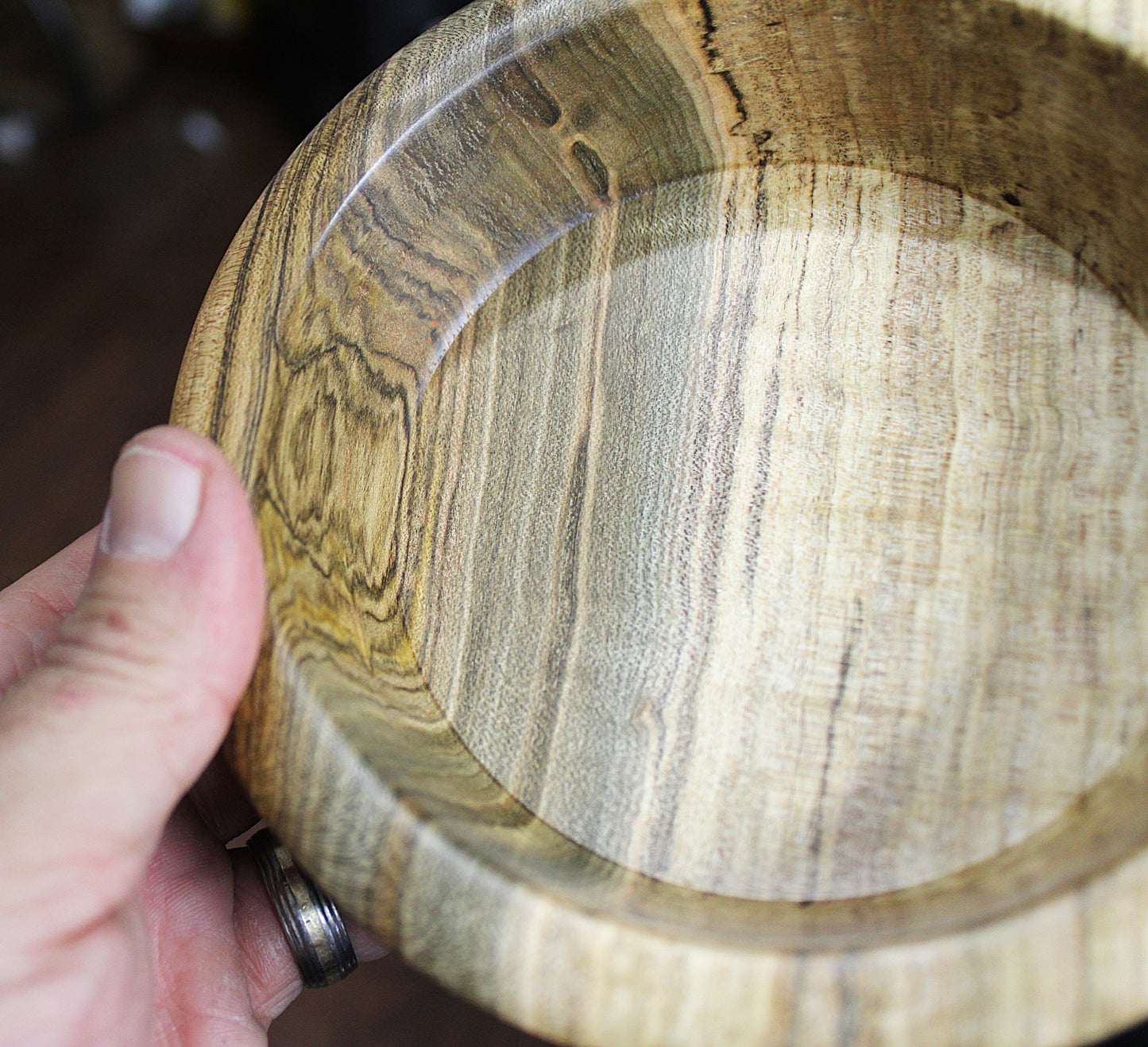 Maple Bowl 2 - Curly and Spalted Maple - Food Safe