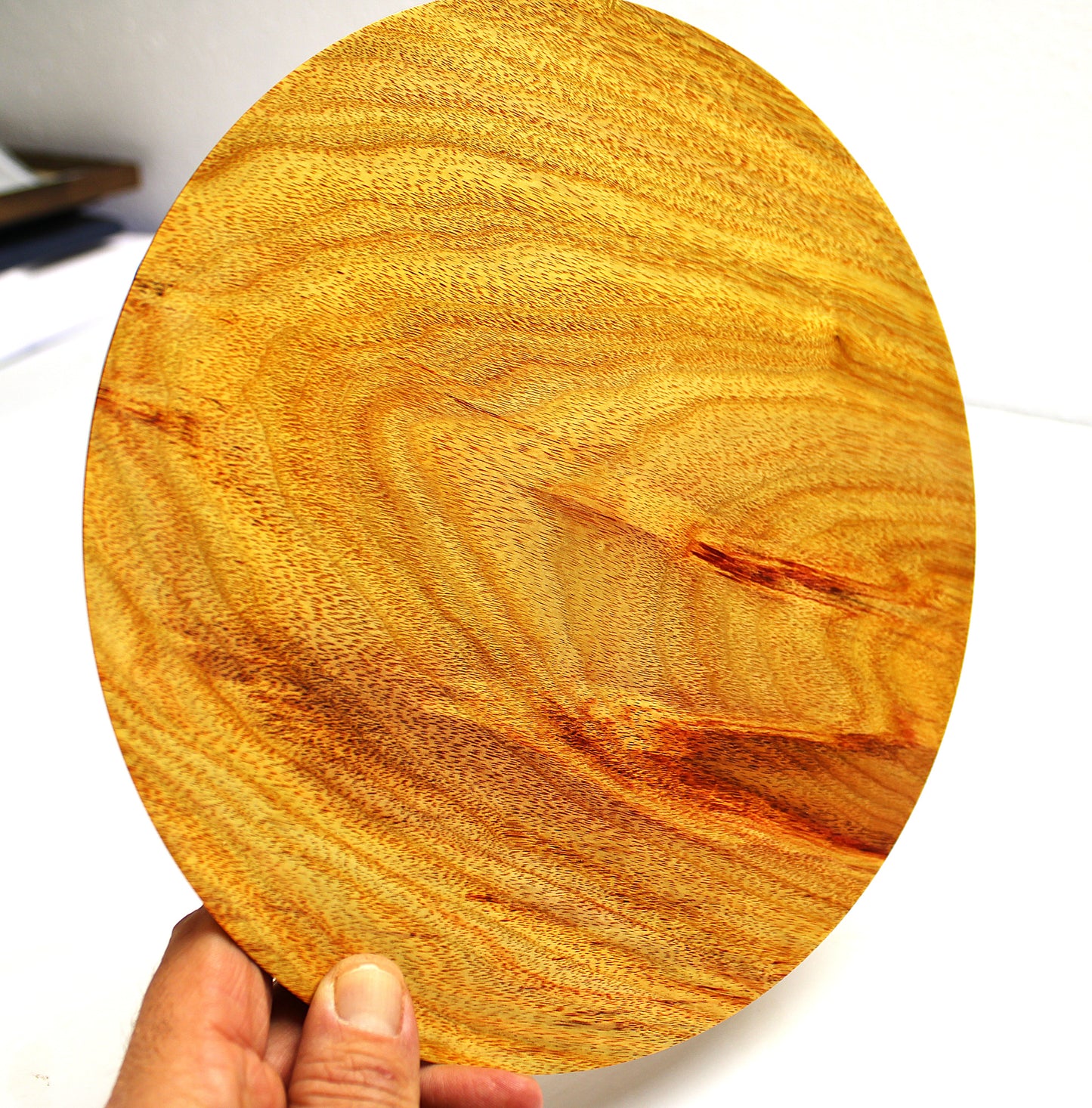 Canarywood Platter - Food Safe and Centerpiece Ready! - 9.75