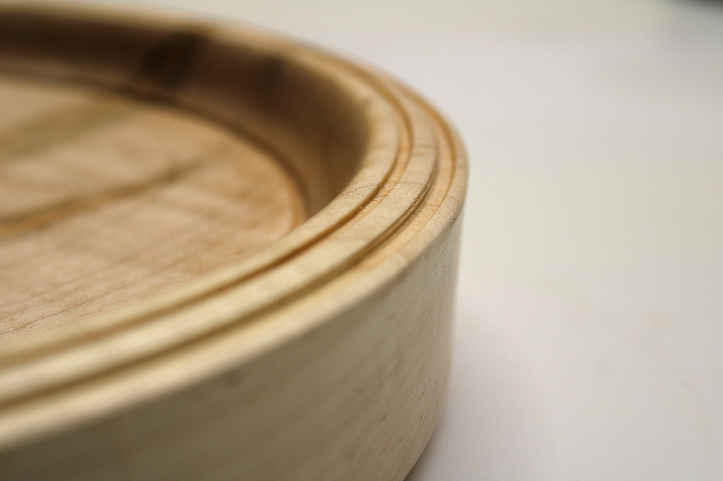 Maple Dish - Ambrosia spalted maple dish with great curly chatoyance