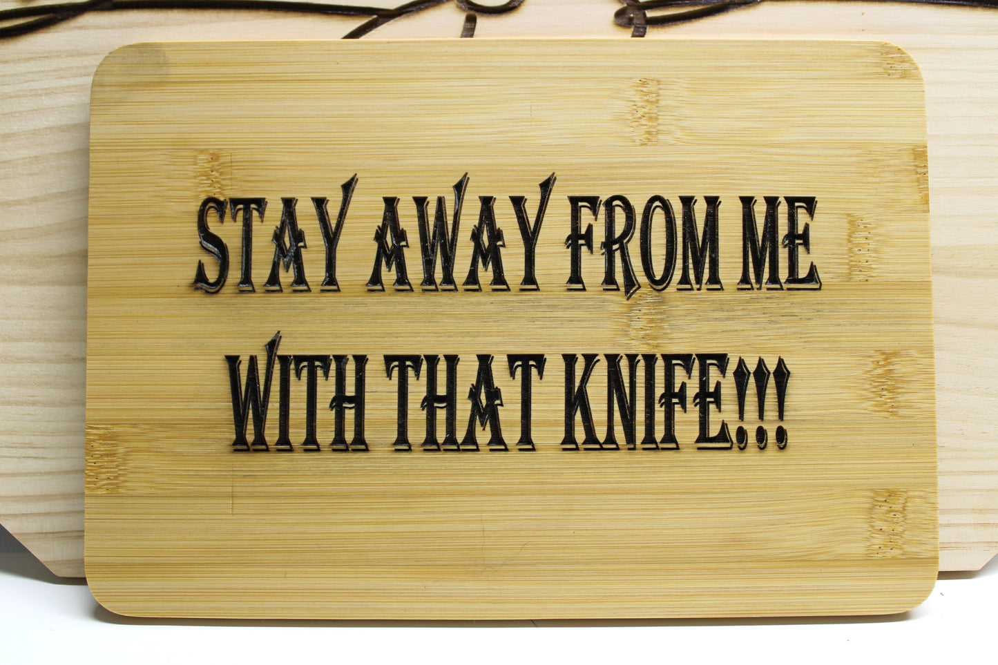 Personalized Cutting Board - Small Bamboo 9.75" x 6.5"