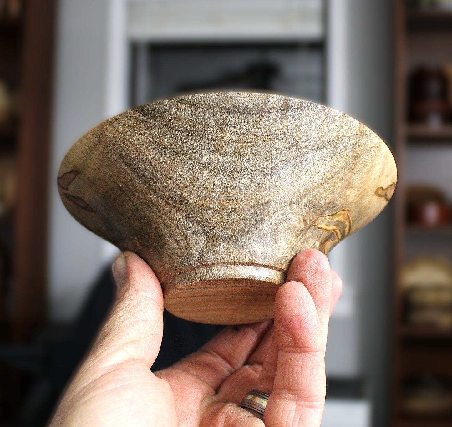 Ambrosia maple dish - great for display, catchall, jewelry, snacks.