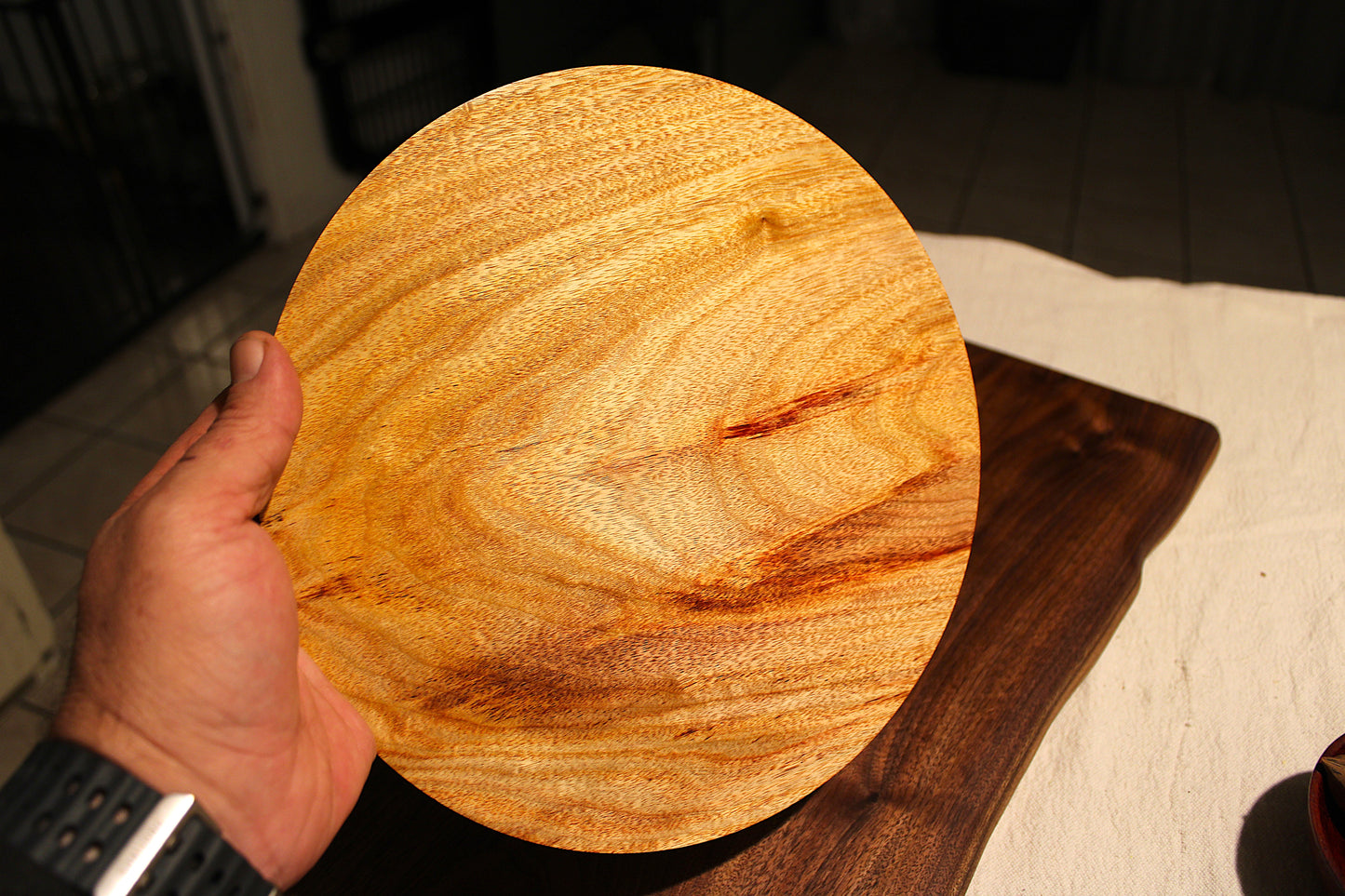 Canarywood Platter - Food Safe and Centerpiece Ready! - 9.75
