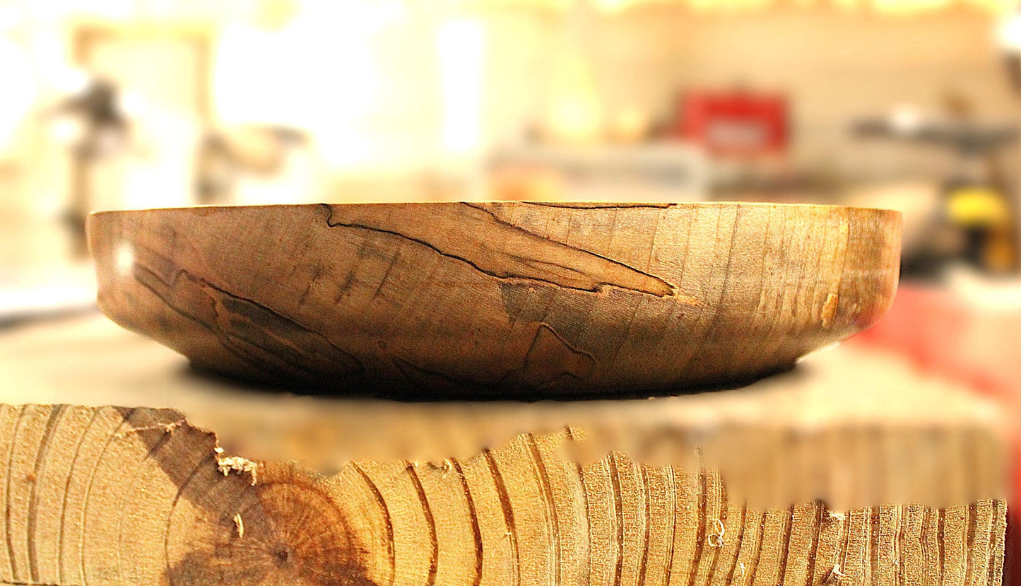 Maple Bowl - Handcrafted Spalted Maple