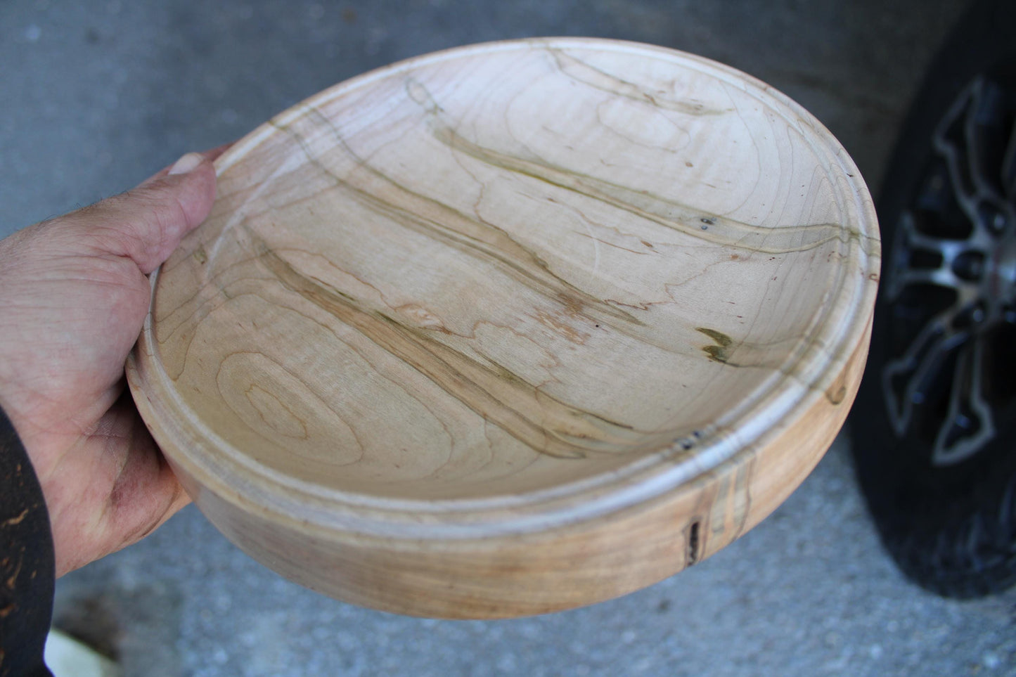 Ambrosia Maple Dish - Triple Rim with Natural Features - 8.75"